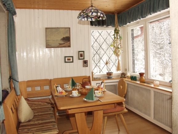 Veranda im Ferienhaus